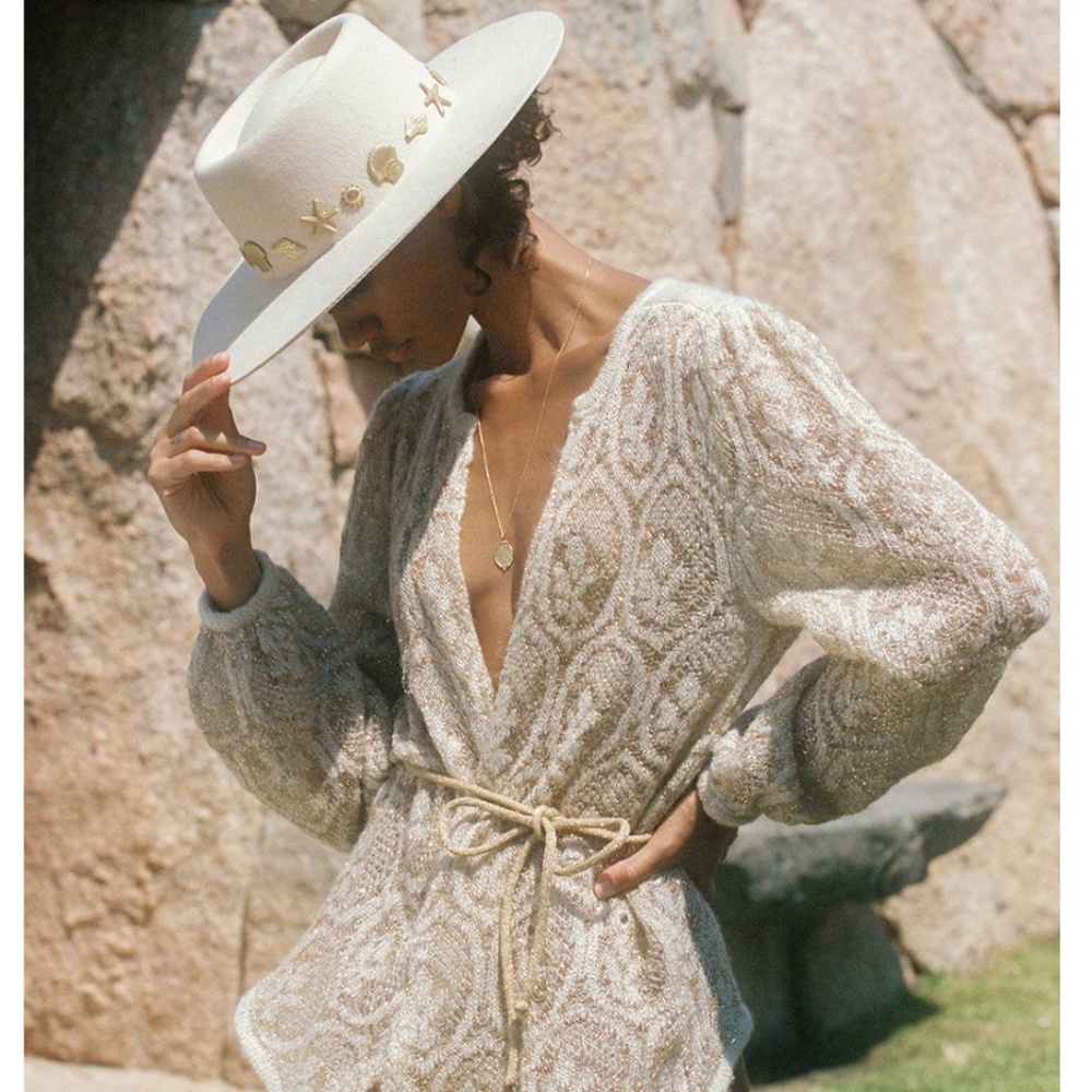 Lack Of Color Seaside Boater Full Brim Hat